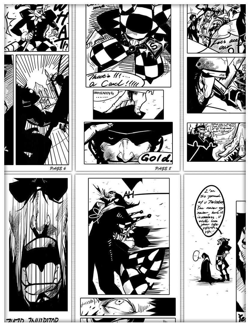 Motion comic art