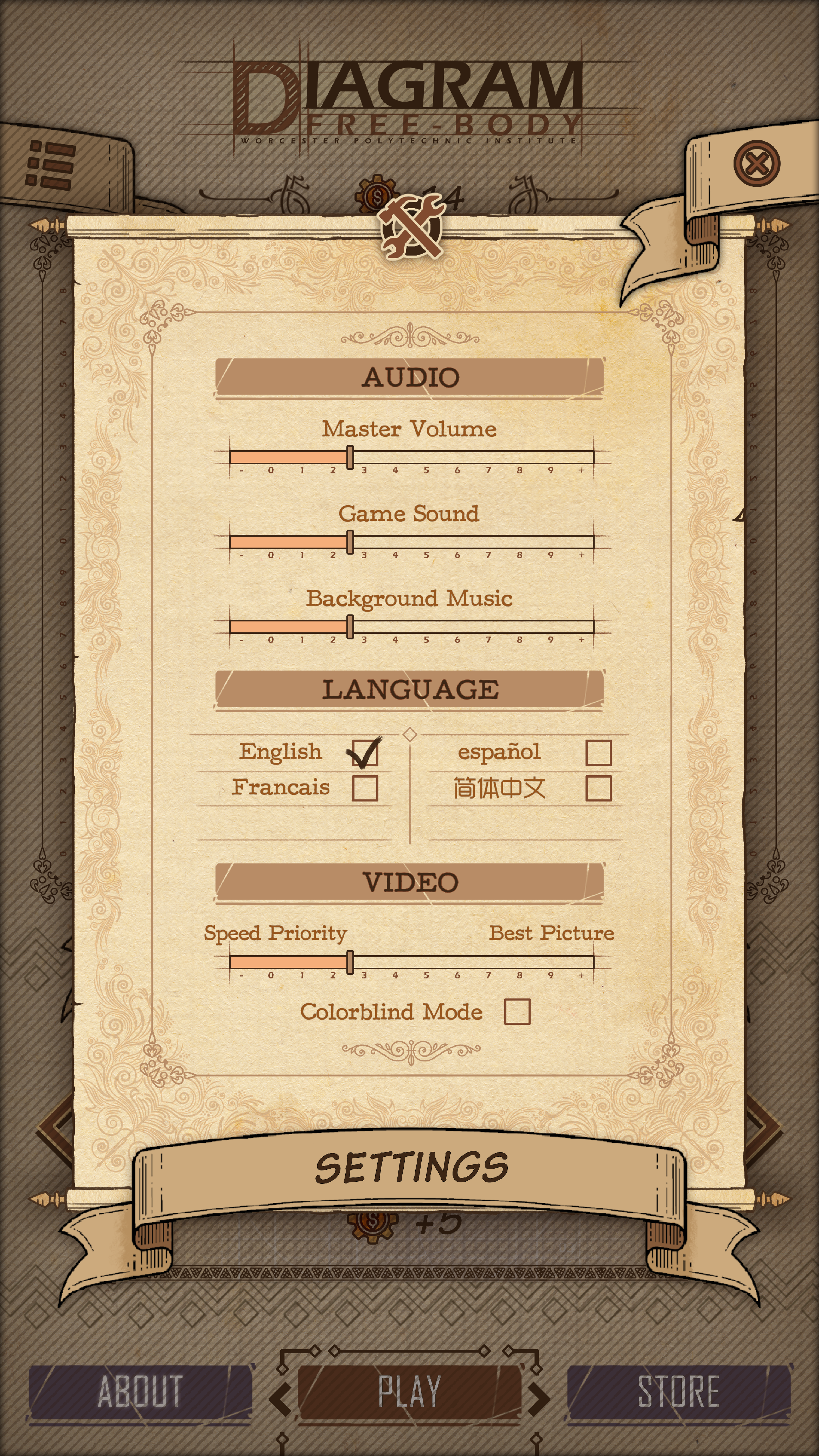 Free Body Diagram App UI 3