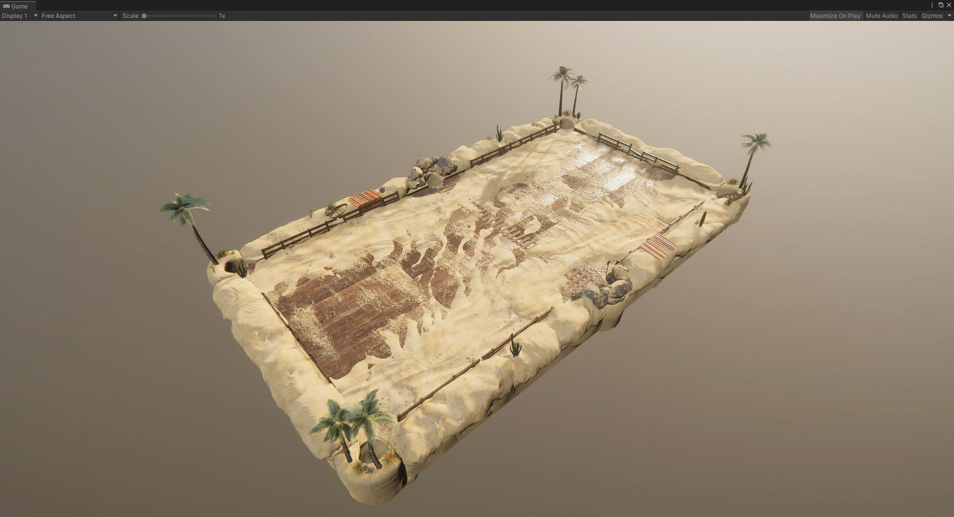 Battle Billiards environment render 2