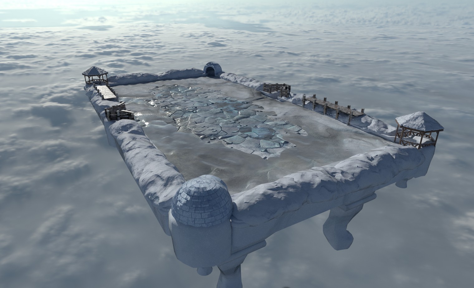 Battle Billiards environment render 8