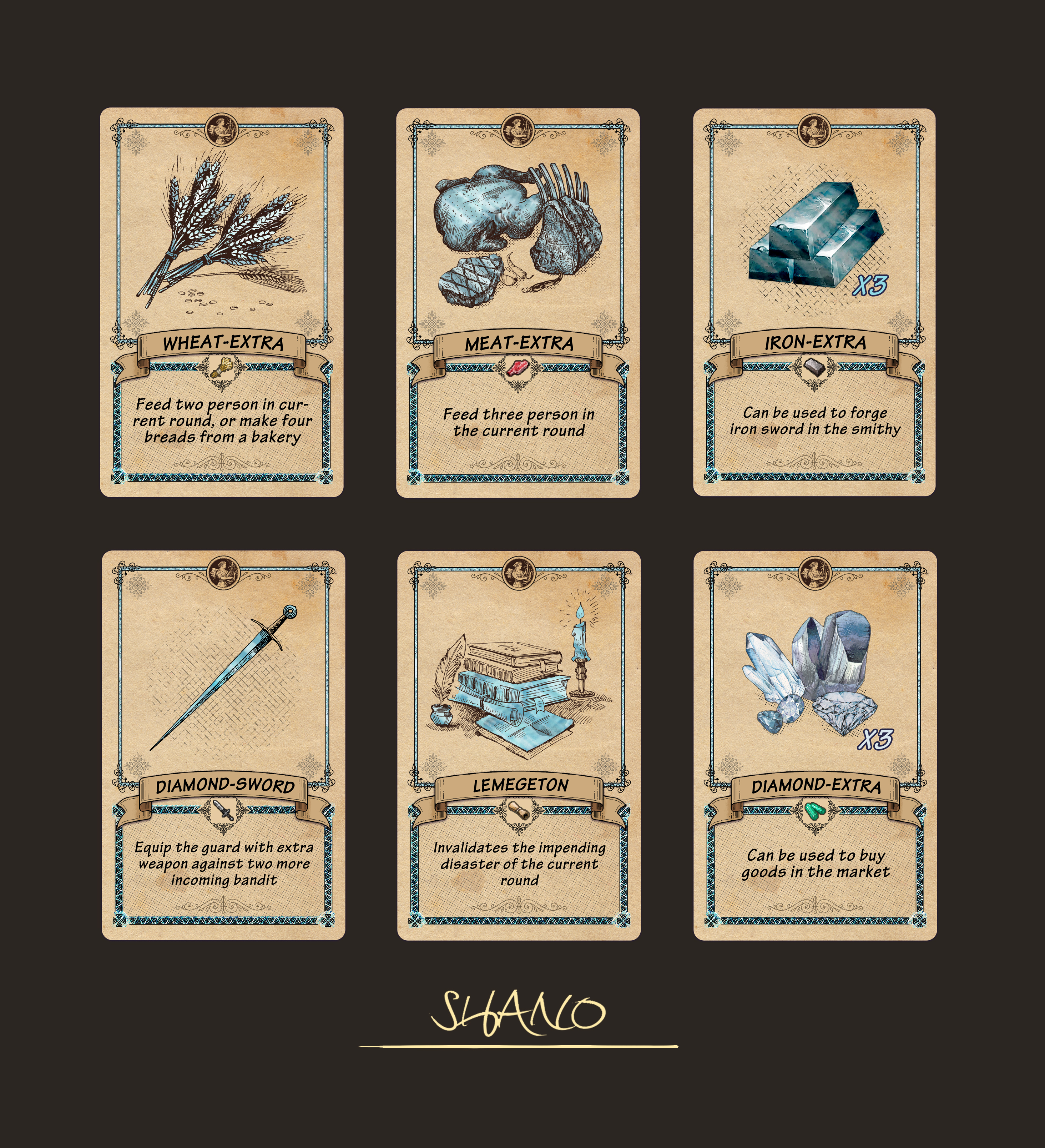 For Survive resource and disaster cards 2