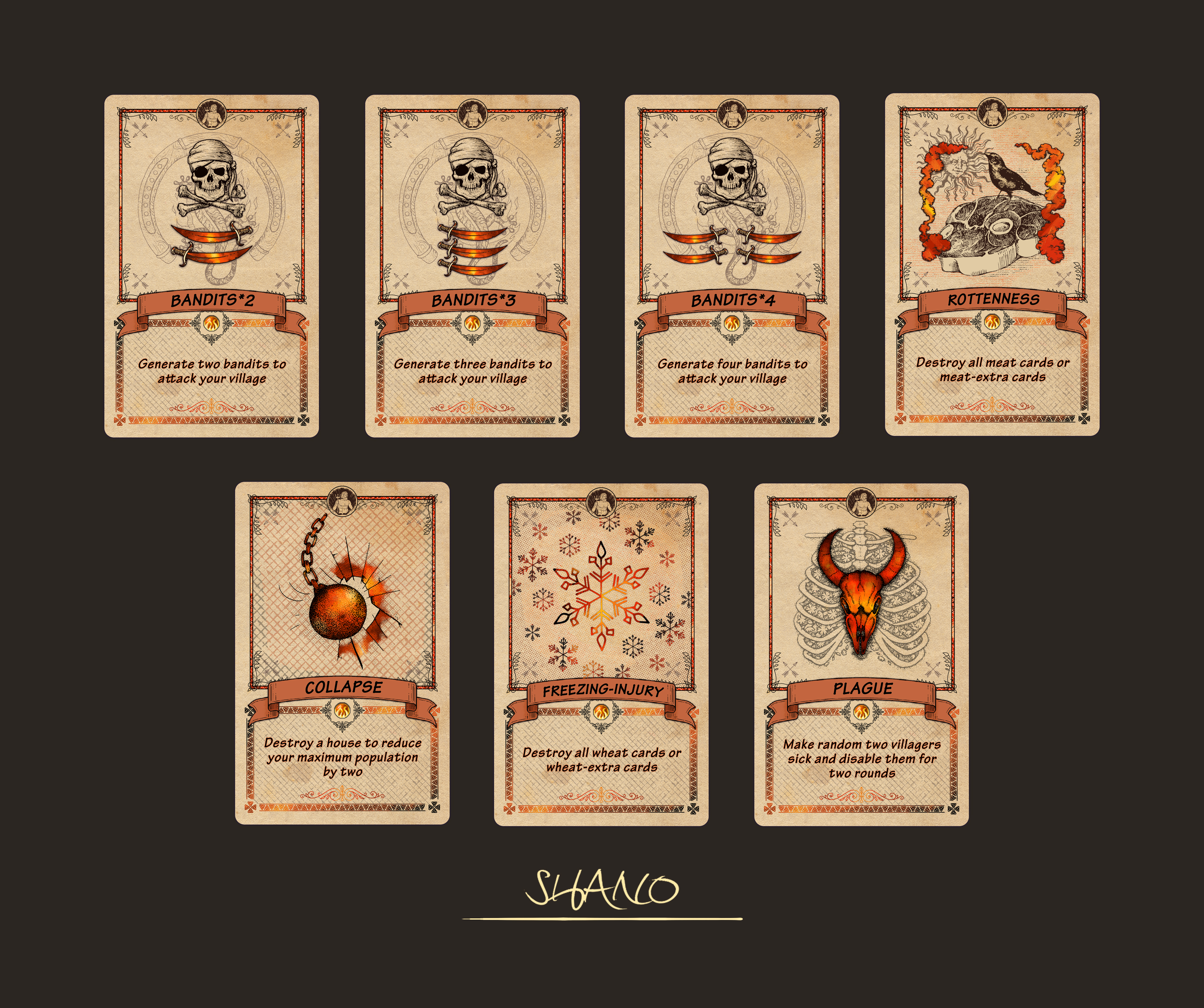 For Survive resource and disaster cards 3