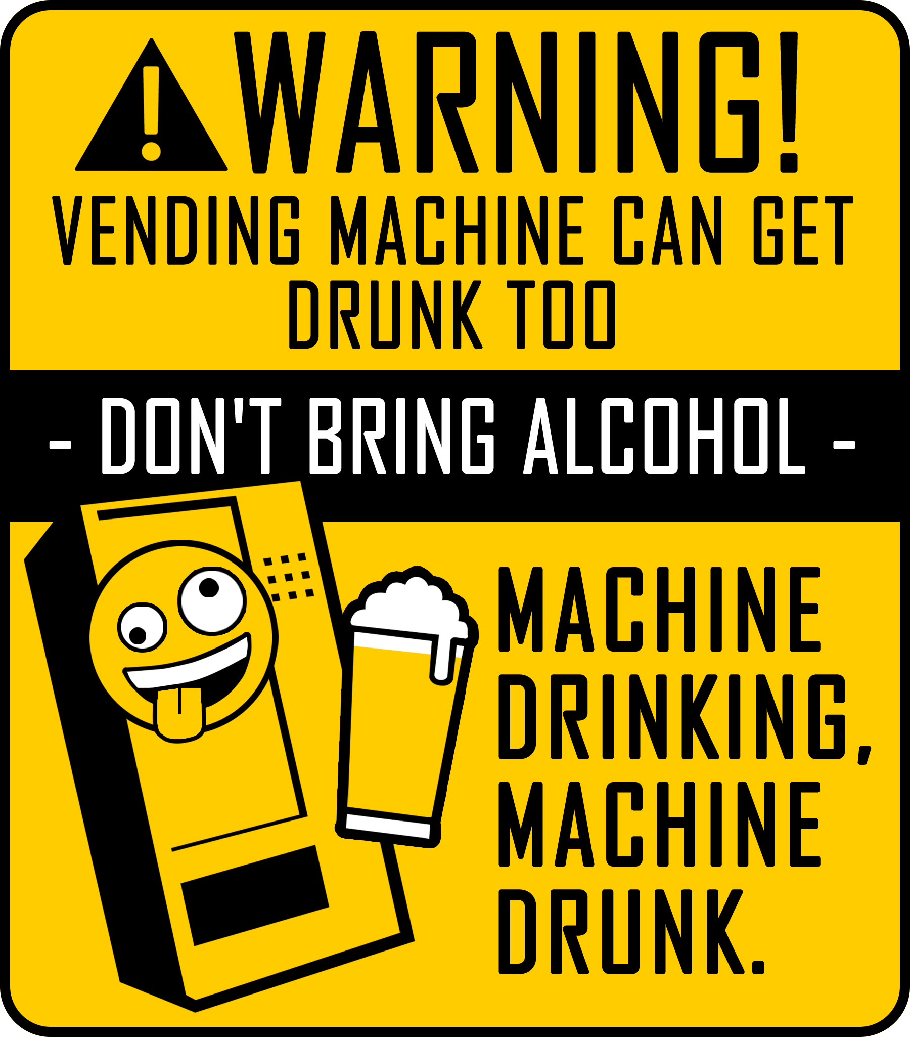 No Shake sign art 8