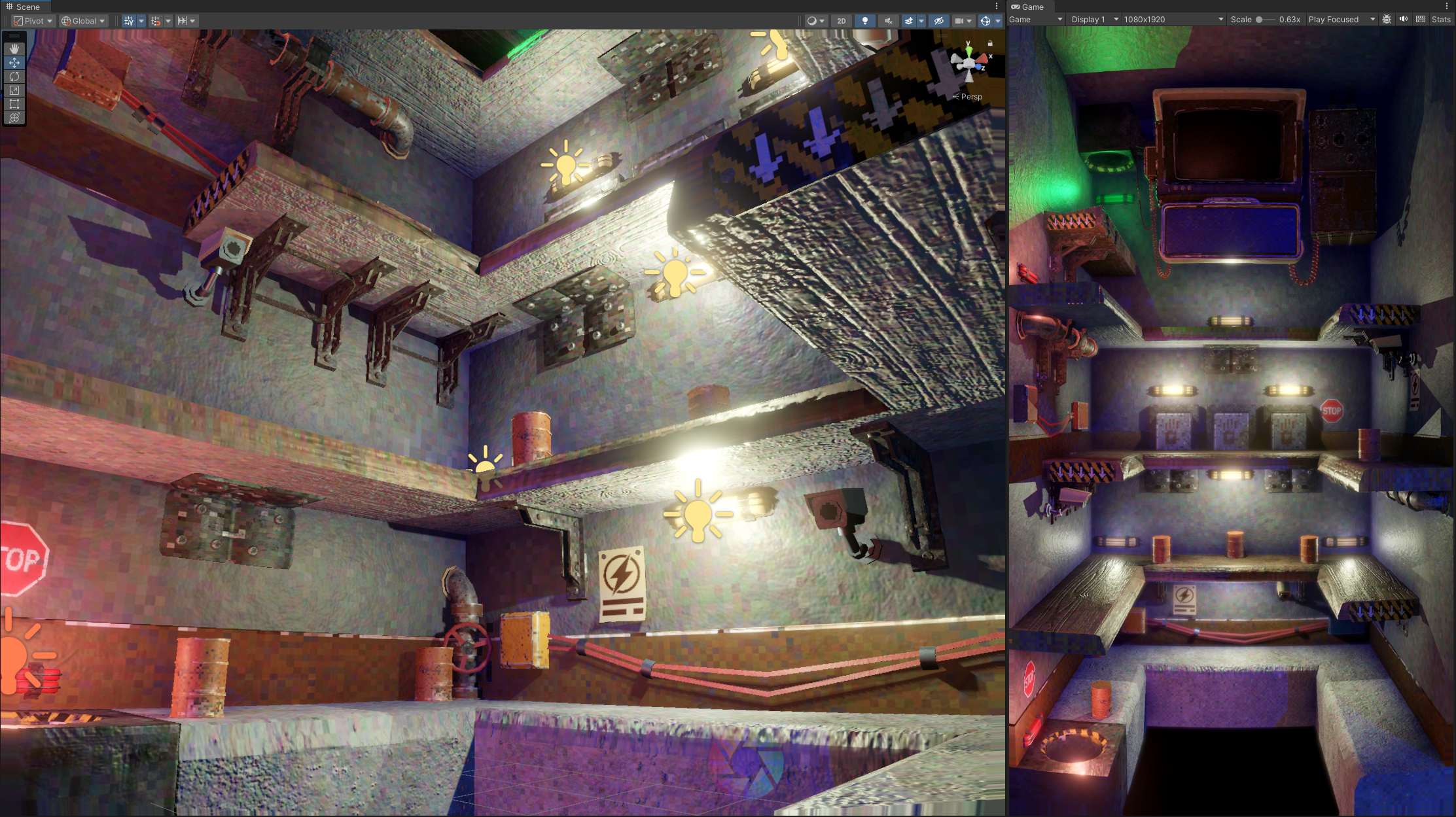No Shake pixel art style with PBR and Unity HDRP